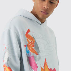 Sweat à capuche pour homme en coton à séchage rapide, imprimé, manches longues, vente en gros, dernier design, pour la vente en ligne - Product Image 4