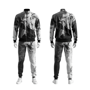Conjunto Deportivo Premium para Hombre, con Estampado Simple y Cierre Completo, 70% Algodón, Transpirable y Ligero para Invierno - Product Image 2