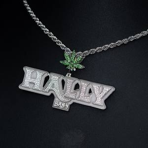 Colgantes de Moissanita Personalizados con Incrustaciones de Diamantes, Dijes con Engaste Completo de Plata 925, Colgante de Moissanita con Letra Personalizada - Product Image 5