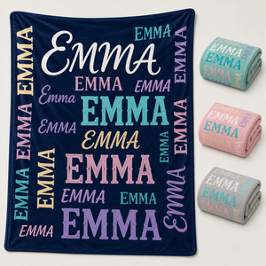 Couverture en flanelle personnalisée avec photo, nom, texte, logo, impression par sublimation, jeté en polaire doux - Product Image 6