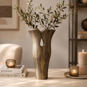 <span class=keywords><strong>Vaso</strong></span> da Tavolo Moderno in Bronzo Decor <span class=keywords><strong>Icon</strong></span>, Fatto a Mano con Design a Goccia - Product Image 4
