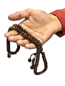 Tasbih de Madera de Alta Calidad, 100 Cuentas de 8MM, Color Marrón, para Dhikr, Zikr, Meditación, Estilo Islámico Musulmán Turco Tradicional - Product Image 4