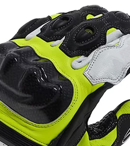 Motorcycle Racing Safety <b>Gloves</b> with Carbon Armor Protection and <b>Touch</b> Screen Enabled Fingertips - Product Image 5