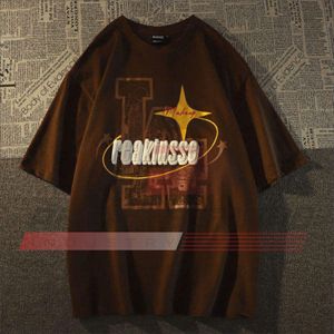 Camiseta Retro Americana de Seda Transpirable para Hombre, Camisas Clásicas para Hombre, Regalo de Moda para Festivales, 100% Seda, Tejido de Felpa, Corte Holgado - Product Image 5