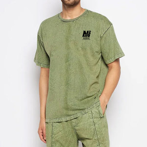 Créez votre propre logo sur des t-shirts délavés pour hommes, vêtements décontractés, dernières tendances en matière de t-shirts délavés pour hommes - Product Image 1