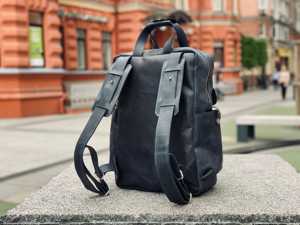 Wholesale Custom Genuine <b>Leather</b> Backpack <b>Men</b> Vintage Cowhide Travel Laptop <b>Bag</b> Waterproof Outdoor Daypack LBK-0124 - Product Image 2