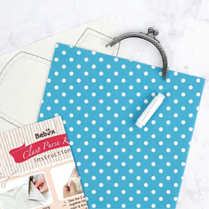 Easy DIY Sewing Kit <b>Cute</b> Clasp <b>Purse</b> Kit with Complete Materials for Gift & Hobby Use - Product Image 2