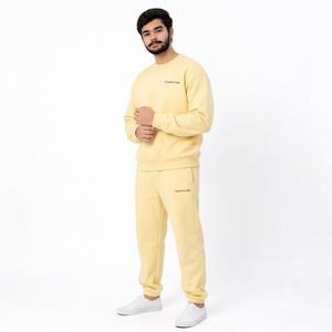 Custom Sweatsuits for Sportswear Clothing Brands with Cotton Blend <b>Hoodie</b> Jogger Sets - Product Image 1