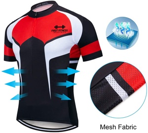 Chemises de vélo personnalisées par sublimation coupe de course Vêtements de cyclisme de haute qualité Maillot de cyclisme italien Power Band - Product Image 3