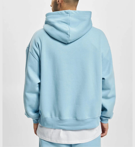 เสื้อฮู้ดดี้โอเวอร์ไซส์ผู้ชาย คุณภาพสูง ปี 2025 ผ้าฝ้าย 100% พิมพ์ลายดิสชาร์จ สำหรับฤดูหนาว ทรงปกติ ซักแล้ว น้ำหนัก 500 กรัม แบบสั่งทำ - Product Image 4