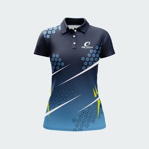 Servicio OEM, Camiseta Polo para Mujer, Tejido de Punto, Transpirable, Ropa Casual, Camiseta Polo de Manga Corta de Alta Calidad, Precio Económico - Product Image 5