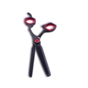 Tijeras de Entresacar para Peluquería, Color Negro Mate, con 34 Dientes - Product Image 3