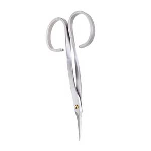 Stainless Steel <b>Cuticle</b> <b>Scissors</b> Sharp Blade Round Handle Beauty Tools for Adults Durable Straight Tip Manicure <b>Scissors</b> - Product Image 2