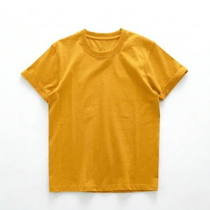 T-shirt en coton pour homme, 240 g/m², coupe oversize, épaules tombantes, manches courtes, uni, style hip-hop, col rond - Product Image 5