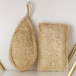 Hot deal <b>natural</b> exfoliating loofah <b>sponge</b> pads cheapest price luffa cleaning <b>sponge</b> factory direct supply - Product Image 3