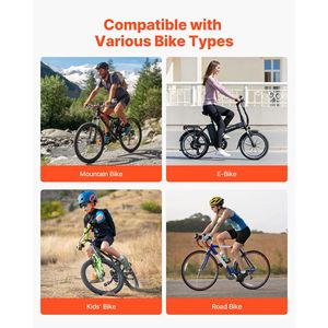 Support de vélo autoportant en acier carbone double face pour pneus de 3 pouces/76,2 mm - Product Image 2