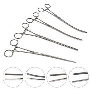Premium Quality Surgical Instruments Manual Intestine Clamp <b>Pliers</b> for Pet Cats Dogs <b>Set</b> CE By Dentavex - Product Image 1