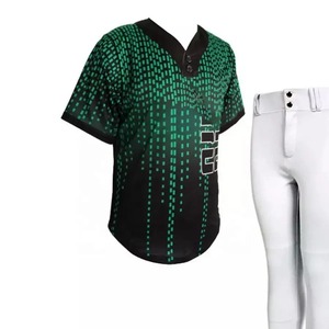 Uniformes de Béisbol Personalizados al por Mayor para Hombre, Ropa Deportiva Transpirable de Poliéster, Diseño Propio, Uniforme de Béisbol Liso con OEM - Product Image 5