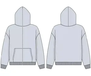 Sudadera con capucha y cremallera de algodón para hombre, elegante, ligera, informal, estilo urbano, cómoda para el día a día - Product Image 5
