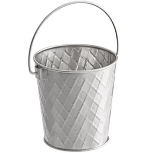 Mini Metal Buckets Blue Metal Tin Pails With Handles <b>Small</b> Decorative Galvanized <b>Planters</b> For Candy Snacks Party Succulents - Product Image 6