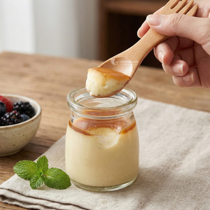 Bamboo Spoon and Spork <b>Set</b>, 2-in-1 Spoon & Fork Utensil, Eco-friendly Reusable Travel Cutlery for Dessert, Salad & <b>Lunch</b> - Product Image 4