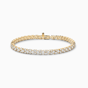 Customizable Silver <b>Bracelet</b> Lab Grown Diamonds DEF Color VVS VS Clarity 12 Gram 6 Carat Trendy High Quality Wholesale Price - Product Image 1