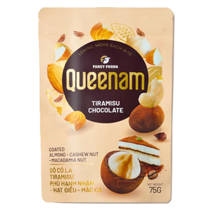 Professional Quality OEM/ODM Dragee Chocolate HALAL 75G Tiramisu Chocolate Coated Almond Cashew <b>Macadamia</b> <b>Nut</b> Snacks Manufacture - Product Image 1