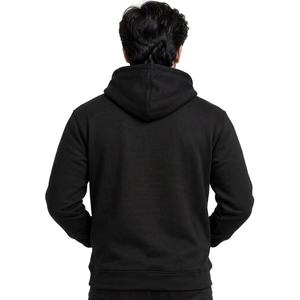 เสื้อฮู้ดดี้ผู้ชายสไตล์สตรีทแวร์ ใส่ได้ทุกวัน เดินทางได้ ใส่สบาย ผ้าคอตตอนผสมเนื้อนุ่ม ทรงโอเวอร์ไซส์ สวมใส่สบาย เข้ากับทุกโอกาส - Product Image 5