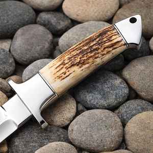 มีดล่าสัตว์คุณภาพสูงแบบกำหนดเอง ด้ามจับทำจากเขาสัตว์ ดีไซน์ขายดีที่สุด ผลิตภัณฑ์จาก Palace LLC - Product Image 4