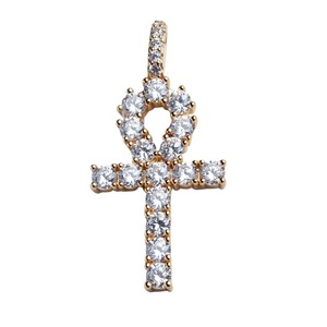 <b>Top</b> Demanded Stainless Steel Diamond Hip Hop Pendant <b>Gold</b> Plated For Anniversary Birthday or Special Gifts Available For Sale - Product Image 4