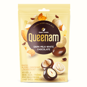 Manufacturer Shipping Direct Bulk Selling Dragee <b>Chocolate</b> Mix <b>Chocolate</b> Coated Almond Cashew Macadamia Nuts 150G HALAL OEM/ODM - Product Image 1