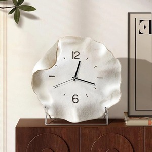 Premium Quality White Stylish <b>Table</b> <b>Clock</b> Suitable For Homes Kitchen Offices Bedrooms And Time Display Use From India - Product Image 5