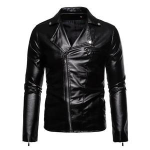 Wholesale Custom Zipper Stand Leather Bomber <b>Jacket</b> Winter Waterproof Windproof Breathable Front Logo for <b>Men</b> <b>Sheepskin</b> - Product Image 5