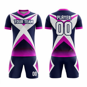 Uniformes Deportivos de Fútbol Personalizados, Conjuntos de Camisetas de Entrenamiento para Hombre, Impresión Digital, Antibacterianas, 100% Poliéster, Marca de Equipo Personalizada - Product Image 1