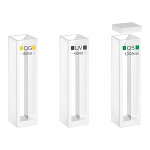 Copa de Muestra HELLMA de Celdas Semi-Micro de Cuarzo o Vidrio, 550 mm de Vía Óptica para Espectrofotómetros - Product Image 1
