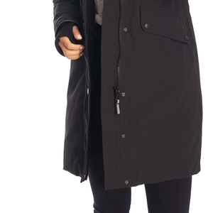 Parka longue d'hiver pour femme, fermeture éclair, imperméable, respirante, coupe-vent, légère, matériaux isolants, chaleur toute la journée, tendance - Product Image 4