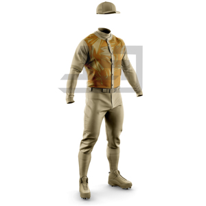 Uniformes Personalizados de Béisbol para Hombre - Camisetas Sublimadas 100% Poliéster Transpirable con Tela Antibacteriana para Adultos - Product Image 2