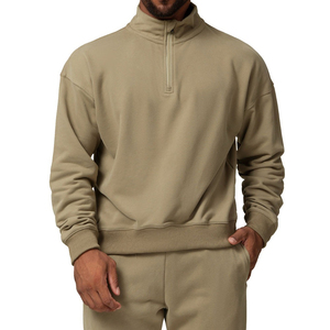 Sudaderas con media cremallera para hombre, transpirables, más vendidas, en stock, a bajo precio, personalizadas OEM - Product Image 6