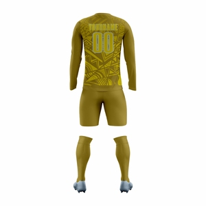 <b>Elite</b> Soccer Uniform Set Breathable Lightweight 100% Polyester Football Jersey Heat-Transfer Printed Custom Team Name Matching - Product Image 3