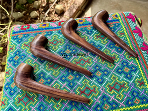 Pipa de Tabaco Tradicional de Madera Ecológica Lacada, Hecha a Mano con Madera Natural, Estilo Moderno por Tradebyd - Product Image 2