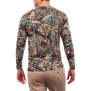 <b>Men's</b> Long Sleeve O-Neck Loose Fit 100% Cotton Eco-Friendly Breathable Hip Hop Casual T-Shirt Quick Dry Knitted - Product Image 2