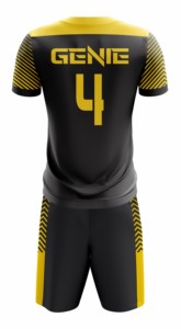 Conjuntos de Uniformes de Fútbol Personalizados - Alta Calidad, 100% Poliéster, Impresos, Elásticos, de Secado Rápido, Sin Mangas, Colores y Diseños Personalizados - Product Image 3