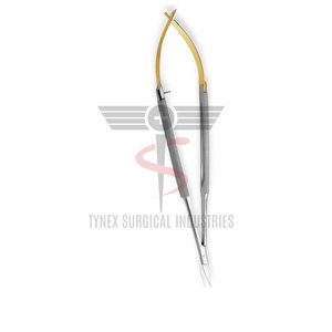 Ensemble de micro-pince à aiguilles, ciseaux et pincettes Castroviejo en acier inoxydable, instrument chirurgical manuel de précision réutilisable - Product Image 5