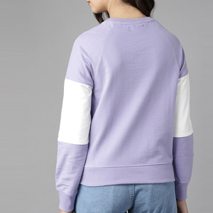 Sweat-shirt en velours pour femme avec logo personnalisé, coton, streetwear décontracté, OEM ODM, vente en gros, fabricant, vêtements haut de gamme personnalisés - Product Image 2