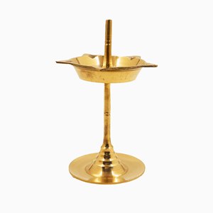 Lámpara de aceite Diya de latón hecha a mano, tradicional Deepam Vilakku, para el hogar, templo, Pooja, decoración de festivales, regalos. - Product Image 1