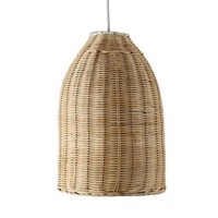 Abat-jour en rotin personnalisable Fournisseur de gros en vrac Luminaire en rotin tissé durable pour projets d'extérieur