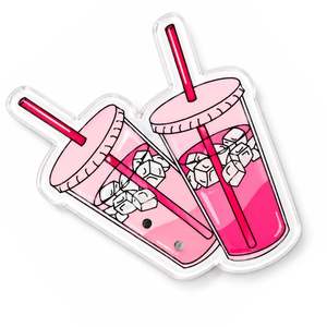 Baldosa Acrílica Personalizada para Extensiones de Pestañas, Diseño Estético de Té Helado, Soporte Sostenible para Pestañas con Logotipo Personalizado - Product Image 3