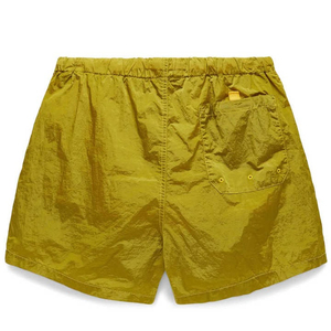 Shorts pour hommes en polyester à séchage rapide, couleur unie, avec braguette boutonnée et taille à cordon de serrage, style décontracté, taille mi-haute - Product Image 2
