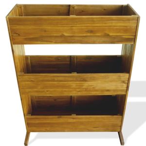 Jardinières et bacs à fleurs surélevés en bois naturel - Product Image 3