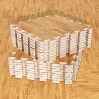 Fournisseur OEM en gros de tapis de jeu emboîtables en EVA écologique de qualité supérieure, imitation bois, isolation thermique, décoration intérieure